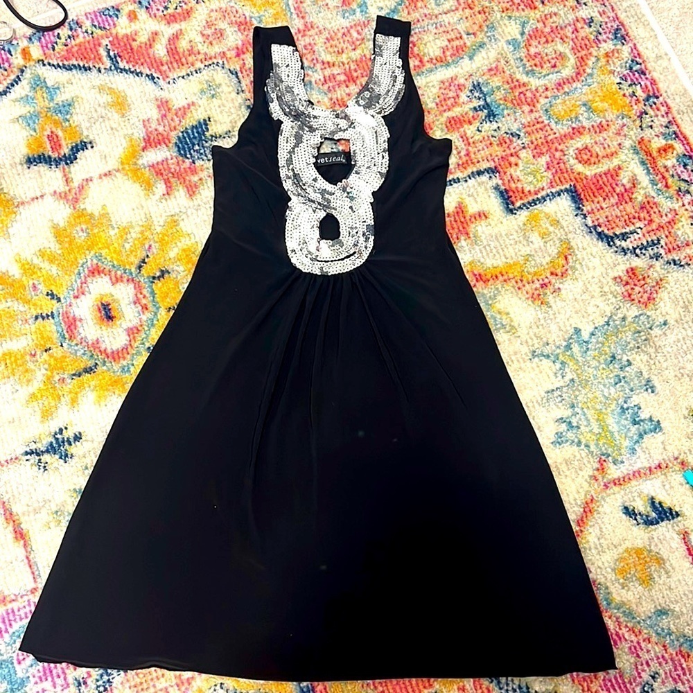 Wet Seal black sparkly dress size small